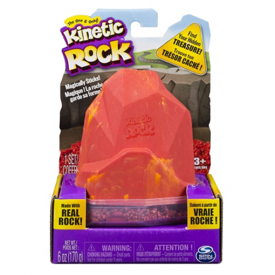 Кинетический гравий для детского творчества - KINETIC ROCK (красный, 170 г) Фото