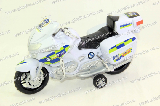 Мотоцикл полиция инерционный Фото