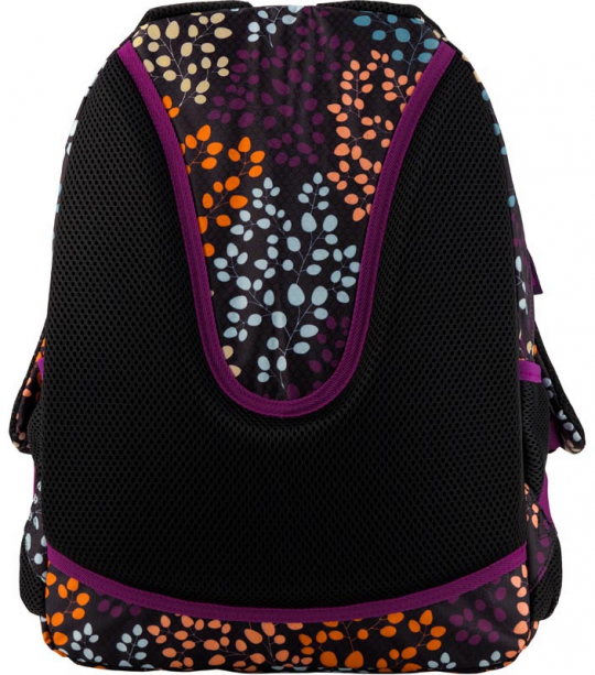Рюкзак молодежный GoPack 0.44 кг 43x29x13 см 19.5 л Черно-фиолетовый (GO19-132M-1) Фото