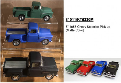 Машина метал. &quot;Kinsmart&quot; 1955 Chevy Stepside Pick-up(M.c.), откр.дв., в кор. 15*9*8,5см(24шт)