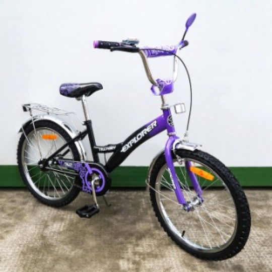 Велосипед EXPLORER 20&quot; T-22019 black + purple /1/ Фото