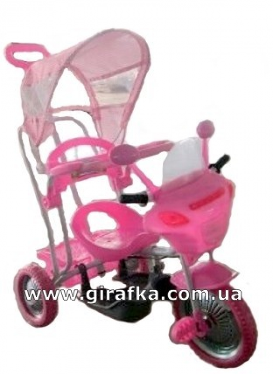 Велосипед детский трехколесный T 103 розовый Фото