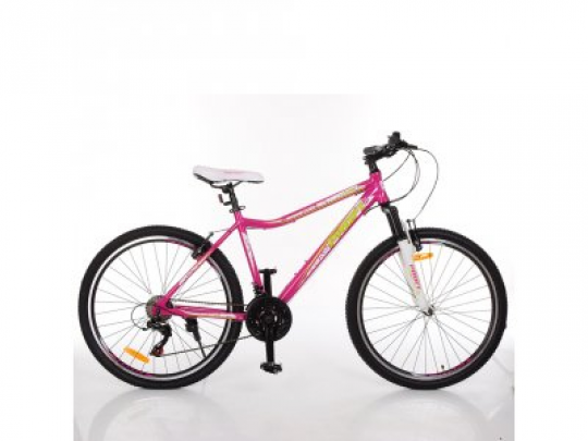 Велосипед 26 д. G26CARE A26.1 (1шт)алюм.рама 17,5&quot;,SHIMANO 21SP,алюм.VB,розовый Фото