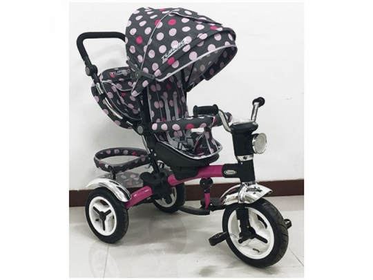 Велосипед детский трехколесный Turbo Trike M 3199-6HA-D Pink Circles (M 3199) Фото