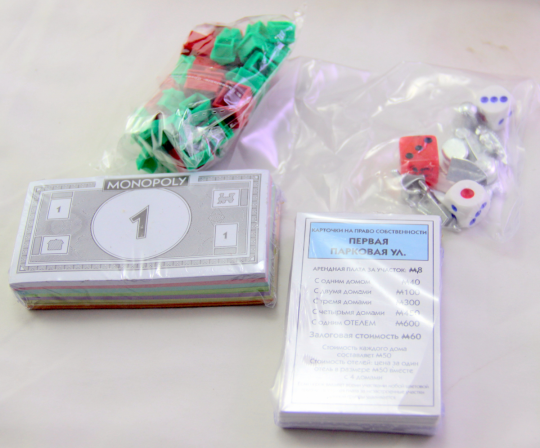 Настольная игра &quot;Монополия &quot; с железными фишками (аналог Хасбро Hasbro) с видео распаковки Фото