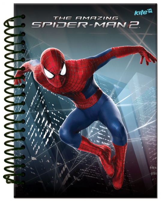 Блокнот KITE Spider-Man 80арк., А6, карт.обл., сп. SM14-222К Фото