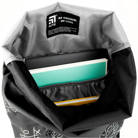 Рюкзак для города Kite City унисекс 300 г 42x34x22 см 24.5 л Черный (K20-920L-2) Фото