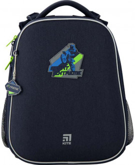 Рюкзак школьный каркасный Kite Education Extreme для мальчиков 1000 г 38 x 29 x 16 см 30 л Темно-синий (K20-531M-6)