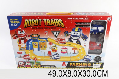 Паркинг ROBOT TRAINS ZY-644 (24шт/2) в коробке 49*8*30см