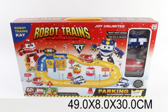 Паркинг ROBOT TRAINS ZY-644 (24шт/2) в коробке 49*8*30см Фото