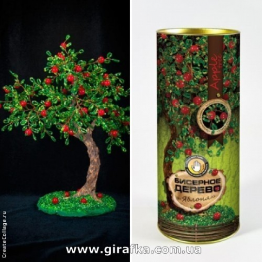 Набор для творчества бисерное дерево Яблоня Фото