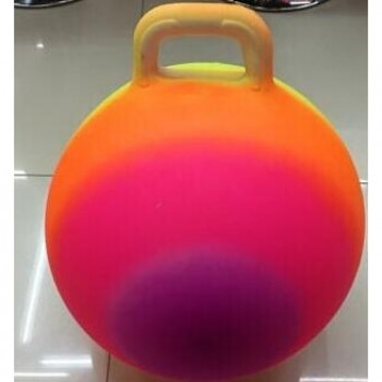 Мяч для фитнеса ND106  цвет радуга, гири, 55см 350г