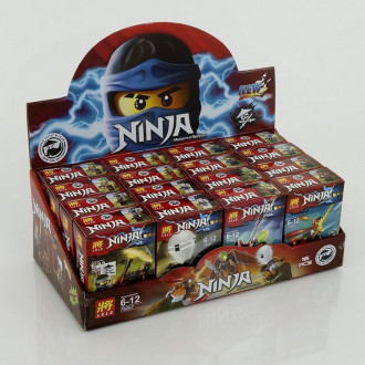 Конструктор &quot;Ninja&quot; (коробка 16шт) 8 видов /480-2/