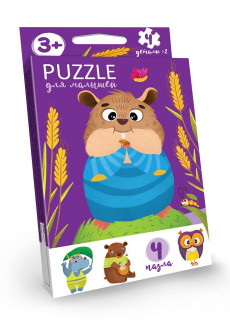 Пазлы для детей «Puzzle для детей», развивающие, в кор.9*2,5*13см PFK-02
