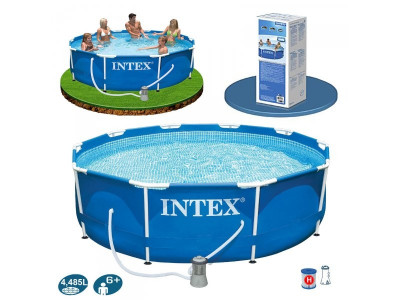 Каркасный бассейн с фильтром-насосом Intex 28202
