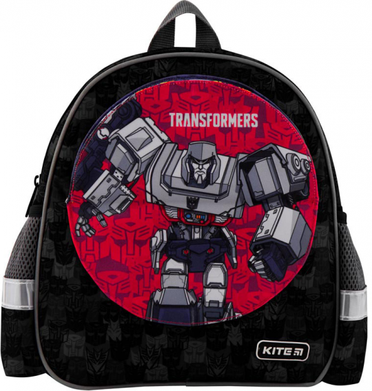 Рюкзак дошкольный Kite Kids Transformers 28.5х24.5х11 см 8 л Черный (TF19-557XS) Фото