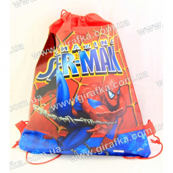Рюкзак для сменной обуви или школьной формы Спайдермен