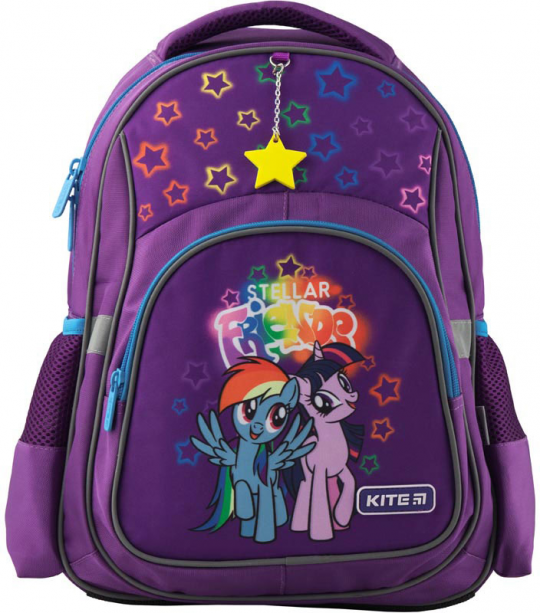 Рюкзак школьный Kite Education My Little Pony 37.5х29х13 см 13.5 л Фиолетовый (LP19-518S) Фото