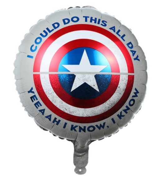 Фольгированный шар Капитан Америка Фото