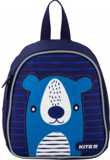 Рюкзак детский Kite Kids Blue bear для мальчиков 125 г 21x18x8 3.25 л (K20-538XXS-4)