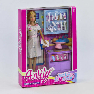 Кукла Anlily 99232 (24) Детский врач, с аксессуарами, в коробке