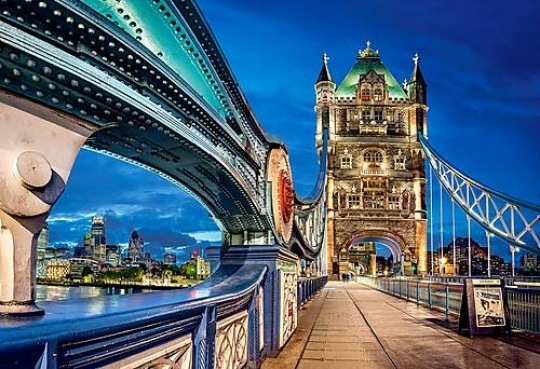 Кастор пазлы 2000 &quot; Тауэрский мост в Лондоне,&quot; 92*68 /14/ Фото