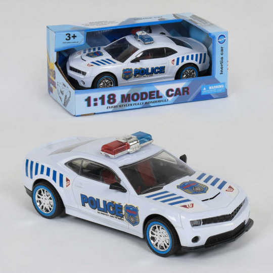 Машина музыкальная &quot;Полиция&quot; GT - 62 В (72/2) инерция, свет, звук, в коробке Фото