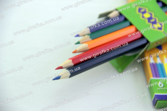 Цветные карандаши 6 цветов &quot;Zibi&quot; Фото