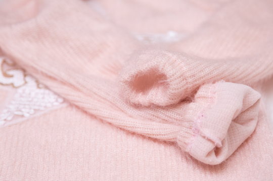 Комплект SmileTime для девочки свитер и юбка Holiday, пудра Фото