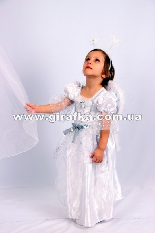 Прокат в Запорожье костюм Ангелочка с крыльями детский 3-5 лет Фото