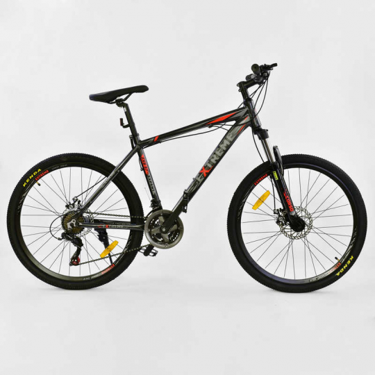Велосипед Спортивный CORSO 26&quot;дюймов JYT 005 - 2877 BLACK EXTREME (1) Алюминий, 21 скорость Фото