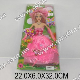 Кукла типа &quot;Барби &quot; 1129-2 (60шт/2) в бальном платье, в кор. 22*6*32см
