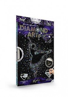 Творчество. Diamond Art - набор для творчества стразами в ассортименте с рамкой