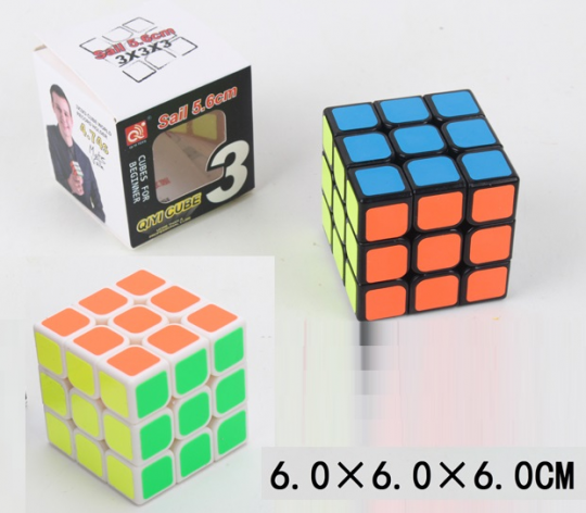 Кубик &quot;Рубика&quot;, 2 цвета, в кор. 6*6*6см  (120шт) Фото