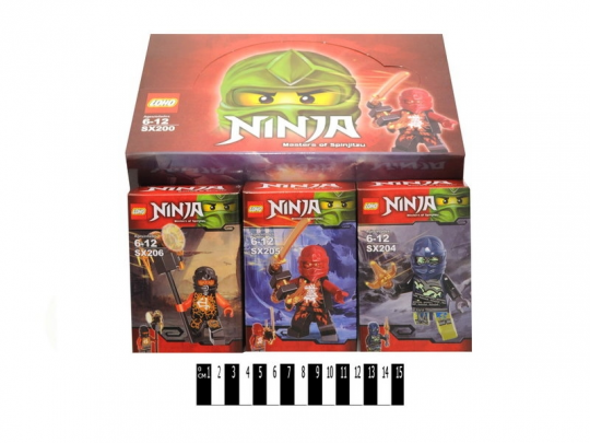 Конструктор &quot;Ninja&quot; (коробка 12 шт.) 26*17*12,5 см. /480/ Фото