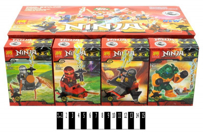 Конструктор &quot;Ninja&quot; (коробка 16 шт.) 33,9*16,7*12 см. /480/