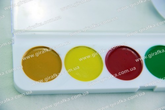 Краска акварель медовая Классика Луч 6 цветов Фото