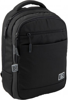 Рюкзак молодежный GoPack 0.6 кг 43x30x11 см 20 л Черный (GO19-143L-1)