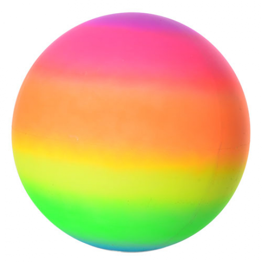 Мяч детский MS 0919 (120шт) 9 дюймов, радуга, ПВХ, 80г,в кульке Фото