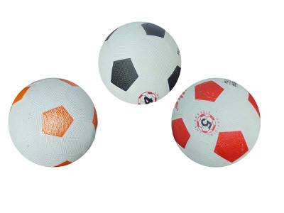 Мяч футбольный BT-FB-0004 резиновый асфальт 300г 3цв.ш.к./50/
