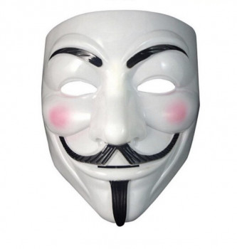 карнавальная маска-прикол гая фокса, &quot;анонимус&quot; из фильма &quot;vendetta&quot;