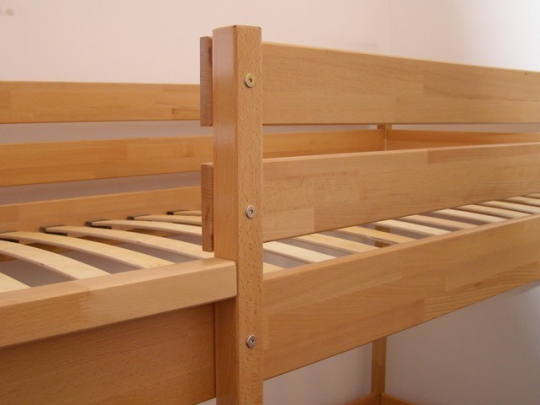 Двухэтажная кровать Дуэт, бук, спальное место 80*190 см Фото