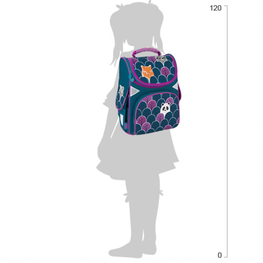 Рюкзак школьный каркасный GoPack Education для девочек 900 34x26x13 11 л Magic forest (GO20-5001S-4) Фото