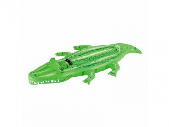 BW Плотик 41011 (8шт) Крокодил, 203-117см, с ручкой, ремкомплект, от 3лет, в кор-ке, Фото
