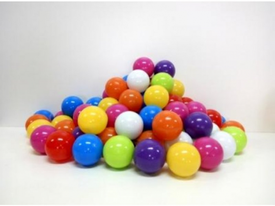Мягкие пластиковые шарики для бассейна 02-412, 40 шт по 6см Фото