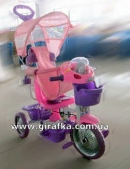 Велосипед детский трехколесный T 104 розовый