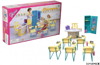 Мебель &quot;Gloria&quot; для школы, стол учителя, парты, стулья,аксес, в кор. 31*18*6см /36-3/