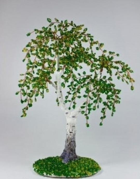 Творчество. Бисерное дерево Фото