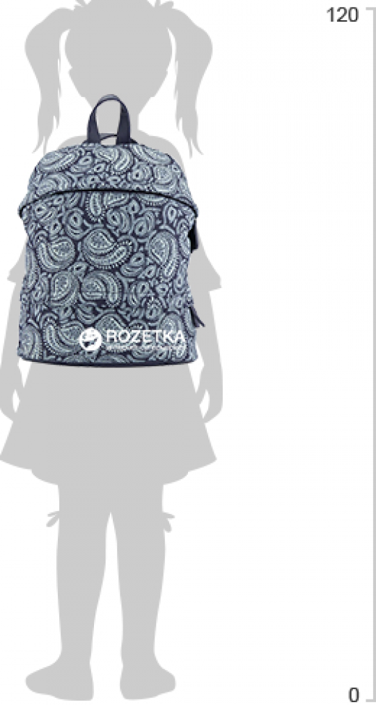 Рюкзак Kite Fashion для девочек 750 г 35 x 34 x 14 см 13 л Синий (K18-2536S) Фото