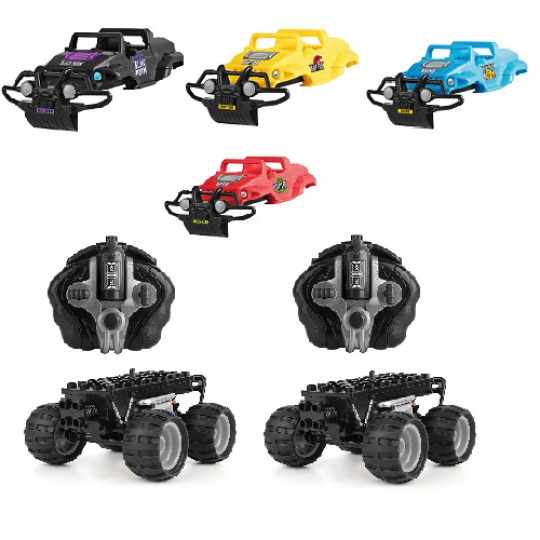 Игровой набор CRASH CAR на р/у – БИТВА КОМАНД (2 модели, 4 корпуса, аккум.4.8V) Фото
